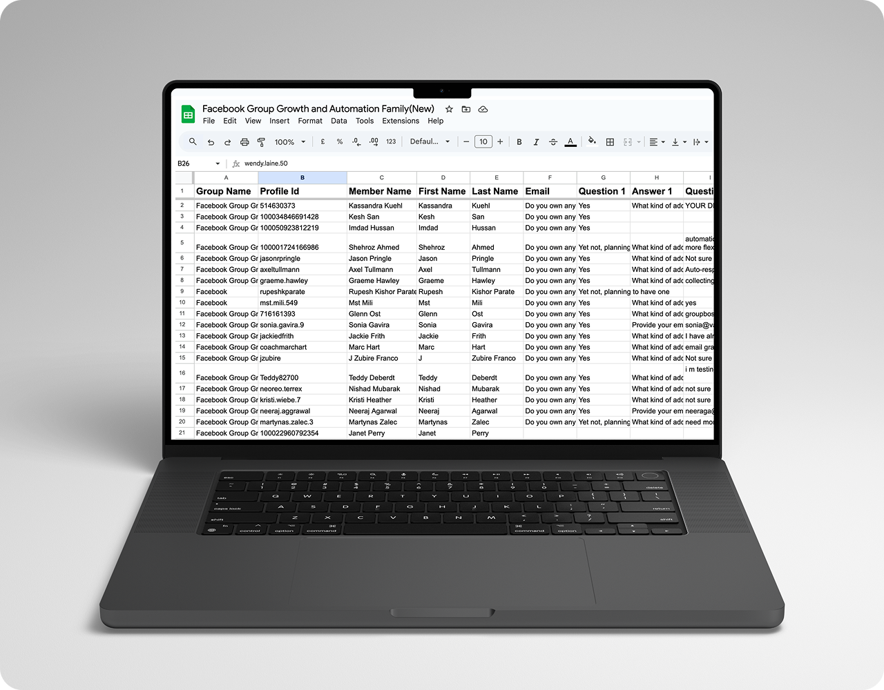 Every New Member Goes Straight Into Your Google Sheet